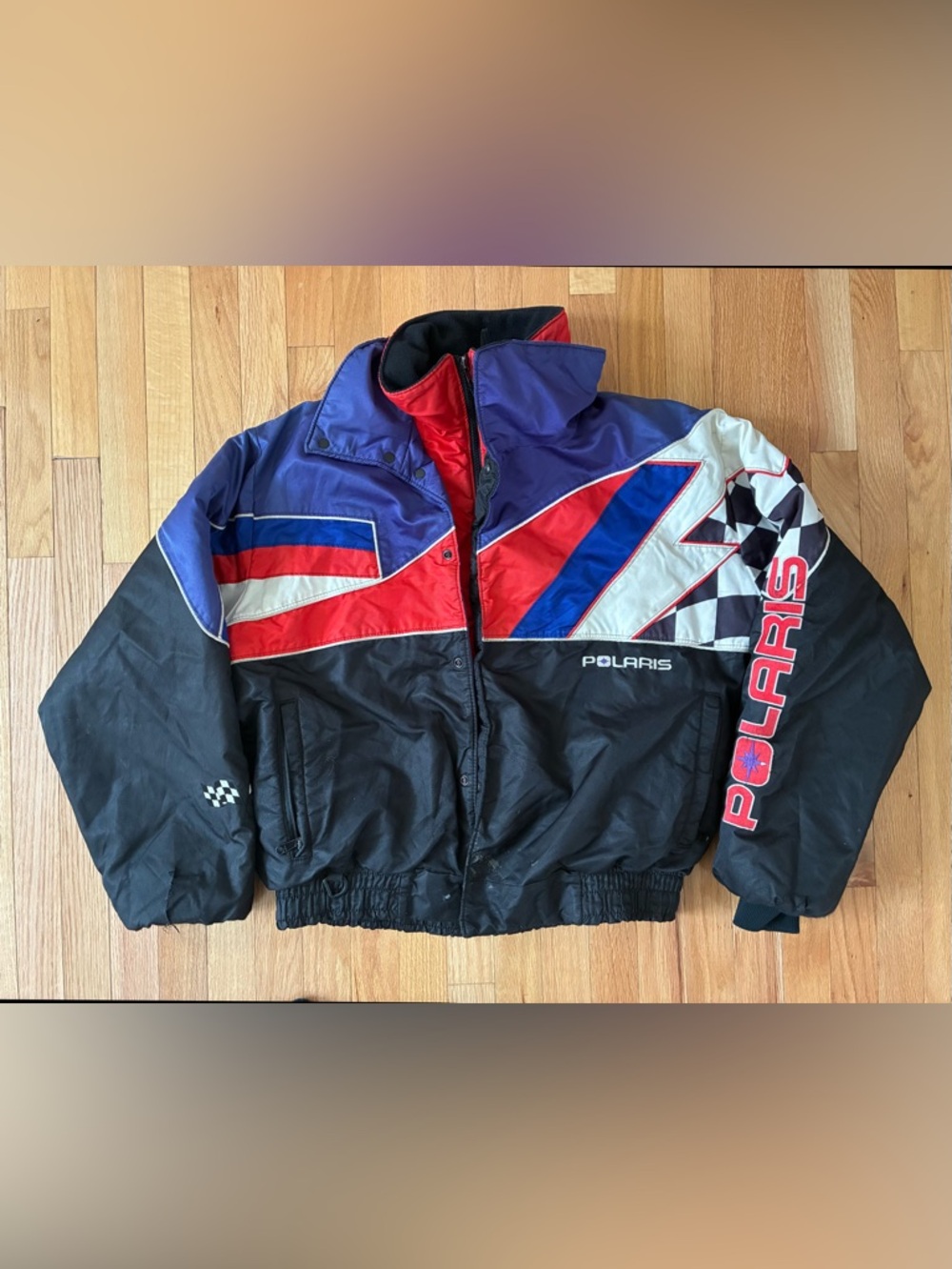 Polaris Indy Racing Snowmobile Jacket Winter Coat Men’s Size L
